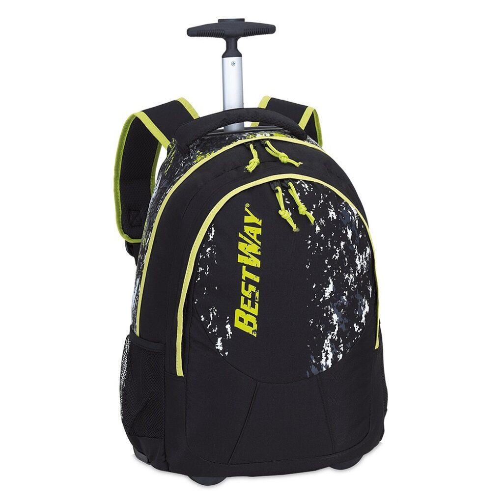 BestWay
                     školní batoh na kolečkách
                     40028-1733
                     šedo-zelený